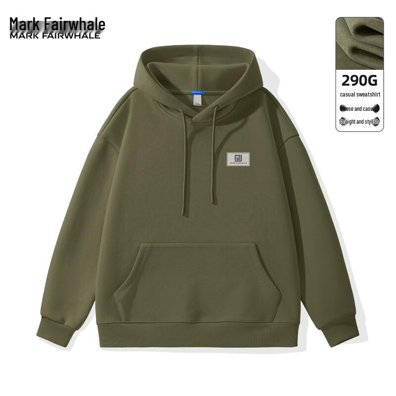 Mark Fairwhale Men's 2025 Autumn Loose Hooded Sweatshirt