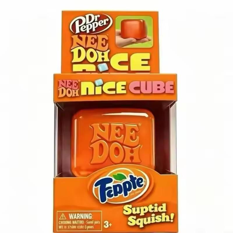 Needoh Nice Cube Sensory Stress Reliever Fidget Tool For Anxiety & Focus Desk Sensory Cube For Adults & Kids