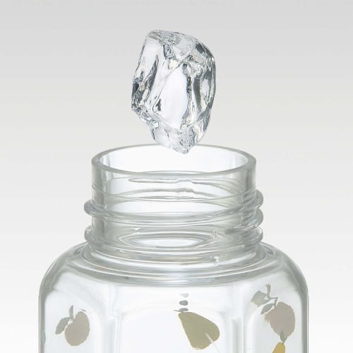 Skater Easy to Hold Hexagonal Water Bottle Plastic 350ml Blow Bottle Adults Kids Direct Drinking Transparent Miffy Lightweight Children Stylish Clear