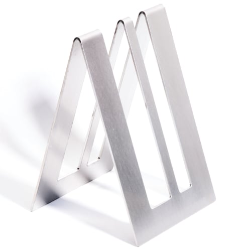 MagoroLabo Cutting Board Stand, Slim, Stylish, Stainless Steel, Made by Japanese Iron Artisans, Holds 2 Cutting Boards, TETUTO ML-084A