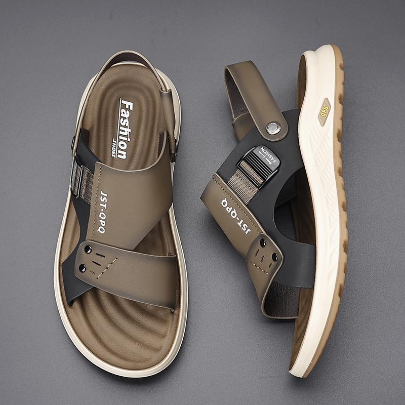 Fashion Quick Dry Man Slippers Dual-Purpose Man Sandals Casual Summer Shoes Mens Leisure Flip Flops Light Beach Shoes Wading Aqua Shoes