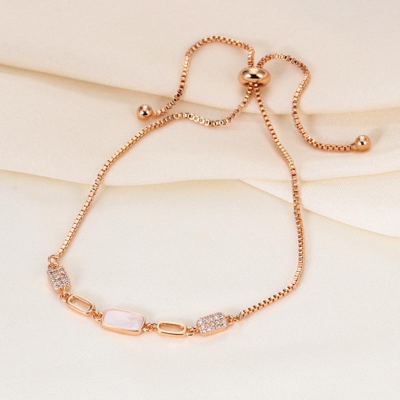 Xiaohongshu zircon bracelet ins bracelet less sweet and cool wind hand jewelry