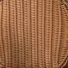 Rattan-Aufbewahrungsbox, verschleißfest, große Kapazität, Vintage, handgefertigt, Rattan, gewebt, multifunktionaler Aufbewahrungskoffer für Reisen