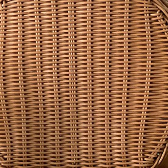 Rattan-Aufbewahrungsbox, verschleißfest, große Kapazität, Vintage, handgefertigt, Rattan, gewebt, multifunktionaler Aufbewahrungskoffer für Reisen