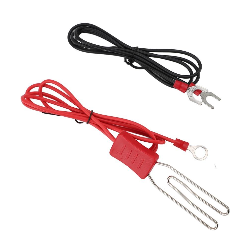 Easy Install Electric Fence Tape Connector Red and Black Electric Tape Connector