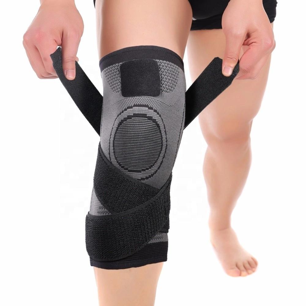 Comfort Anti Slip Compression Knitting Knee Brace Support Sleeve for Pain Relief Products, Sports, Running-1pcs