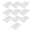 10 Sets Bobbins 36 Compartments Light Weight Clear Transparent Plastic Bobbins with Case for Sewing Machine