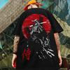 3d Japanese Samurai Print Men's T-Shirt Summer Fashion Casual T-Shirt For Men Street Trend Oversized Tees Half Sleeve Pullover