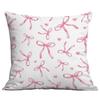 New Pink Creative Bow Small Fresh and Cute Home Living Room Bedroom Cushion Pillow Case Decoration