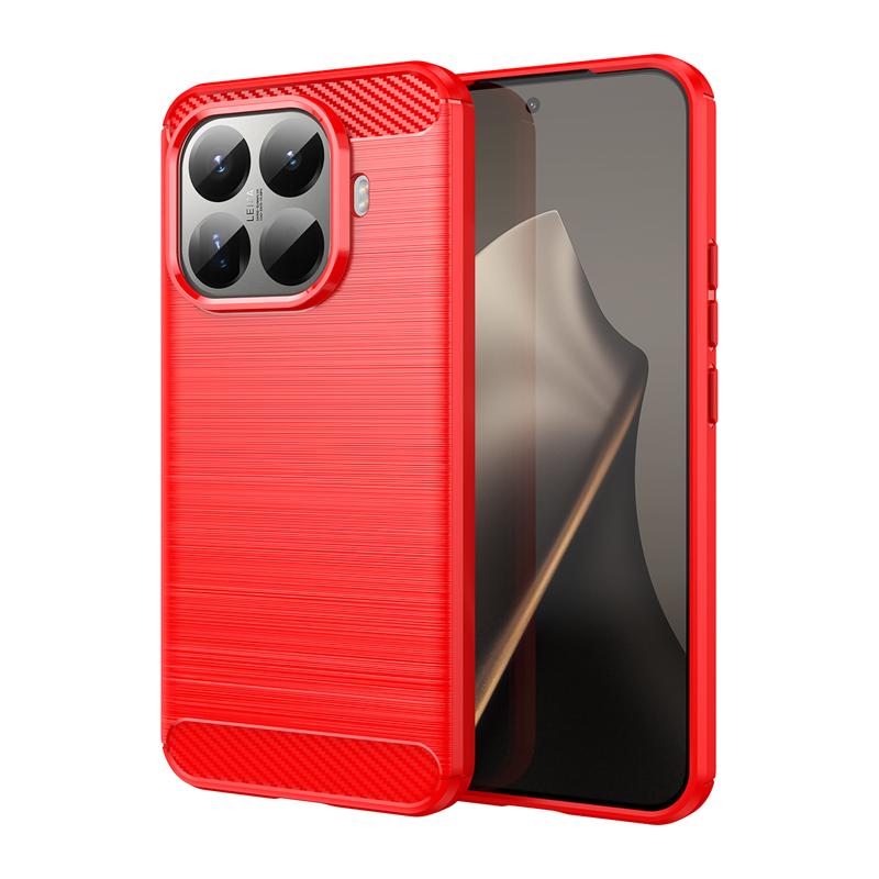 For Cover Xiaomi 15T Pro Case Xiaomi 15T Pro Anti-knock Soft Silicone Carbon Fiber Back Case For Xiaomi 15T Pro Case 6.83 inch