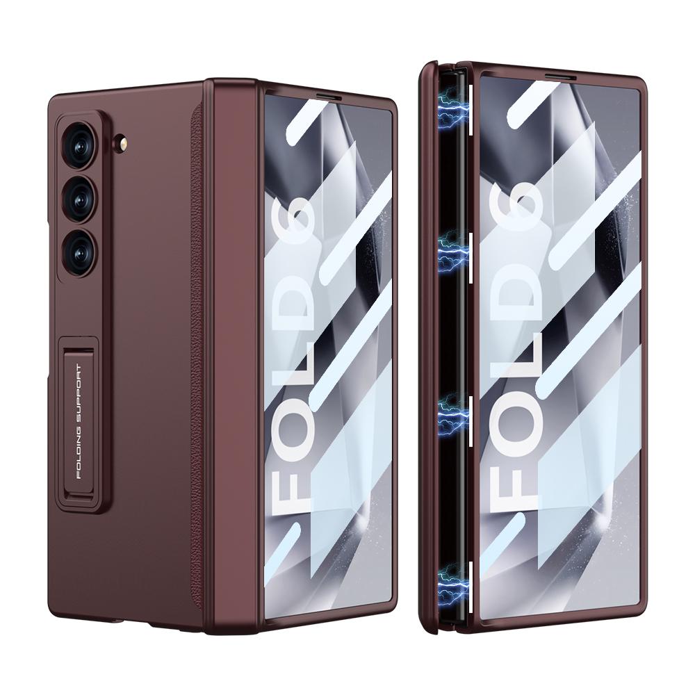 Magnetický ochranný kryt z tvrdého PC pro Samsung Galaxy Z Fold 6 5, nárazuvzdorný s ochranou obrazovky
