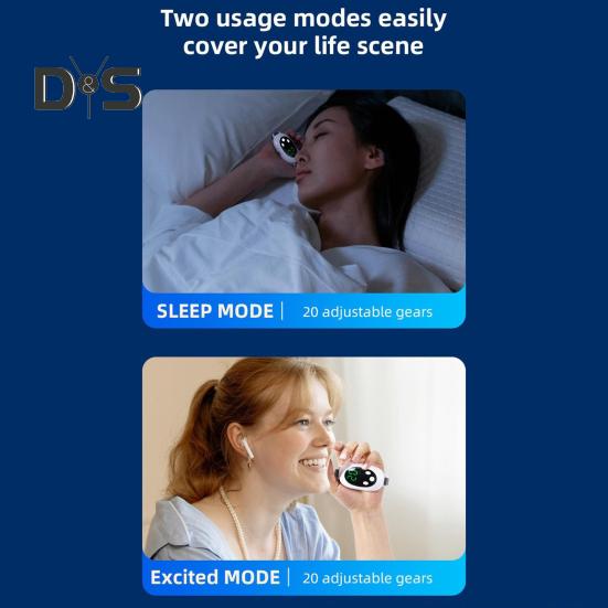 Schlafhilfegerät, Linderung von Schlaflosigkeit, Angsthelfer, tragbares Schlafgerät, Handheld-Niederfrequenz-Impuls der Mikrostrom-Schlafmaschine für das Home Office