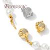 18K Gold Plated Round Ball Clasp For Jewellery,Fasteners For Bracelets,DIY Jewelry Making Supplies,Necklace Clasps Connectors