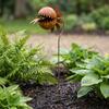 Carnivorous Plant Garden Stake, Large Metal Flytrap Plant Sculpture, Rusty Insectivorous Plant Ornament, Outdoor Decoration for Yard Patio Lawn
