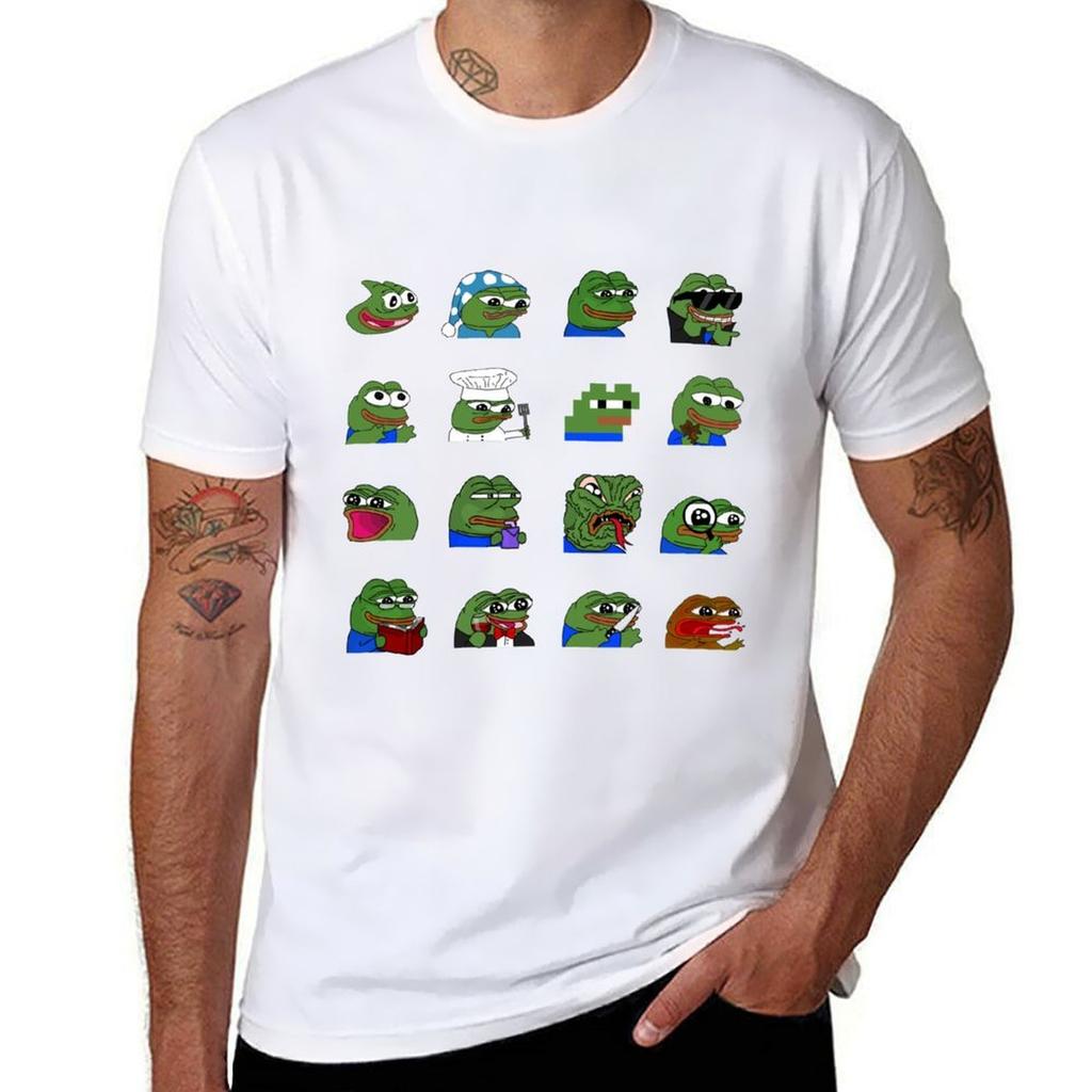 Pepe Peepo Variety Set 16 Pepes Edition TShirt Outdoor Sports Lightweight Tee