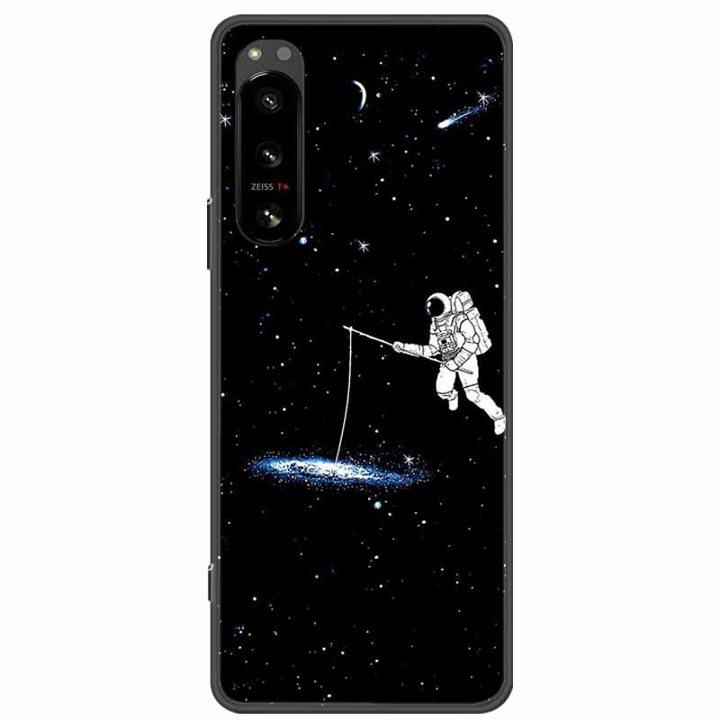 Pro Sony Xperia 5 / 5 II / 5 III Pouzdro TPU Měkký Silikon Nárazuvzdorná Pouzdra pro Sony Xperia 5 III Kryt Telefonu 5II 5III Vlk Lvi