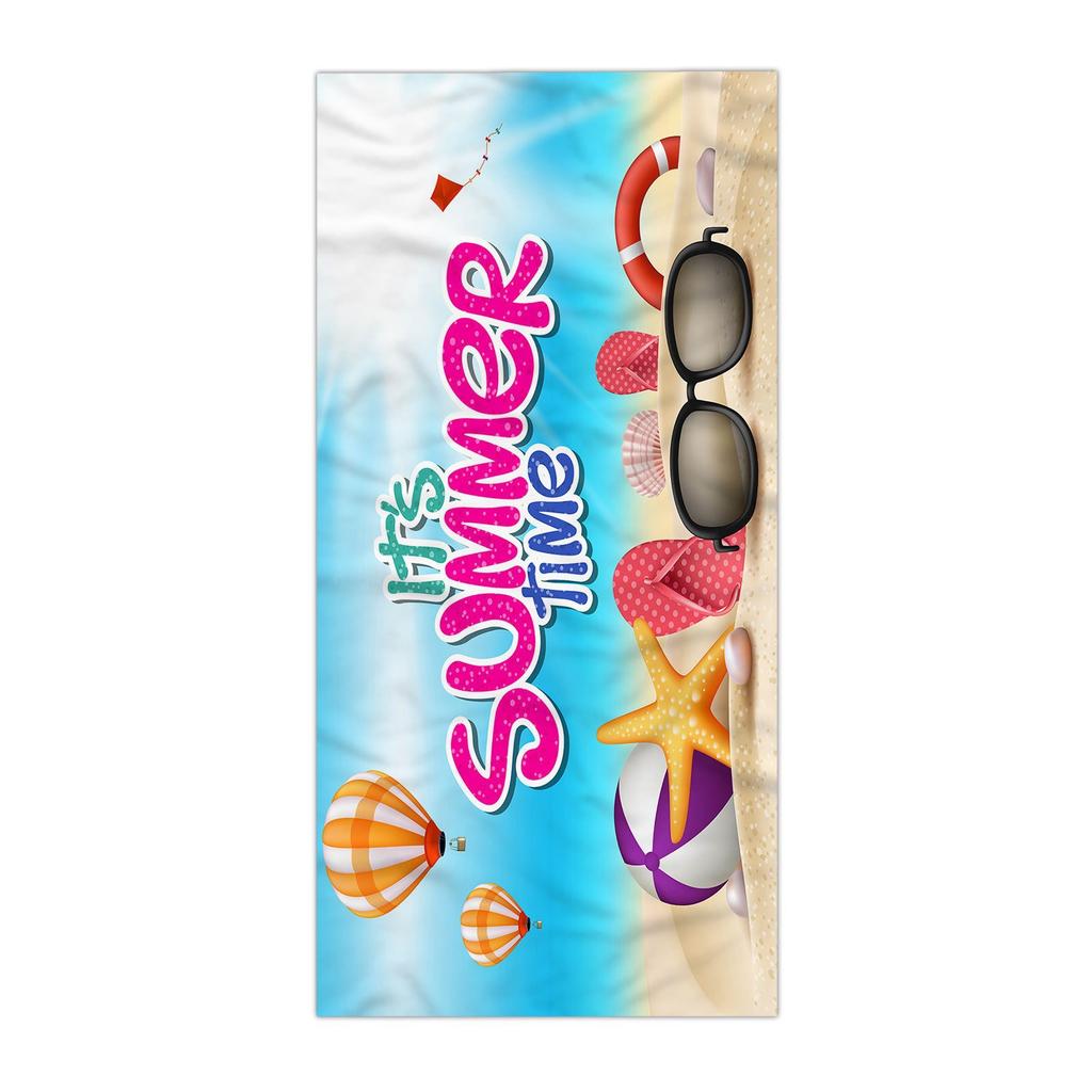 Microfiber Square Beach Towel Outdoor Summer Festival Party Decorative Bath Towel Sports Towel