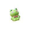 Cute Sitting Resin Animal Figurines: Puppy, Frog & Sheep Blind Box Ornaments