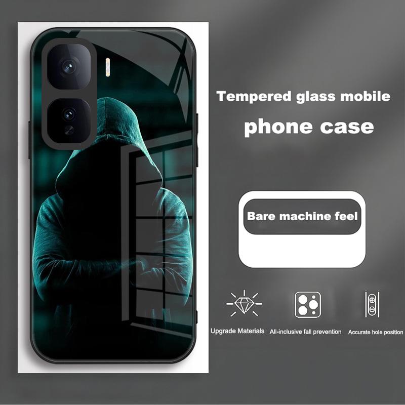 For Vivo IQOO Neo 10 5G Case Tempered Glass Phone Case For Vivo IQOO Neo 10 Pro 5G Back Cover IQOONeo 10 Protective Shell Coque