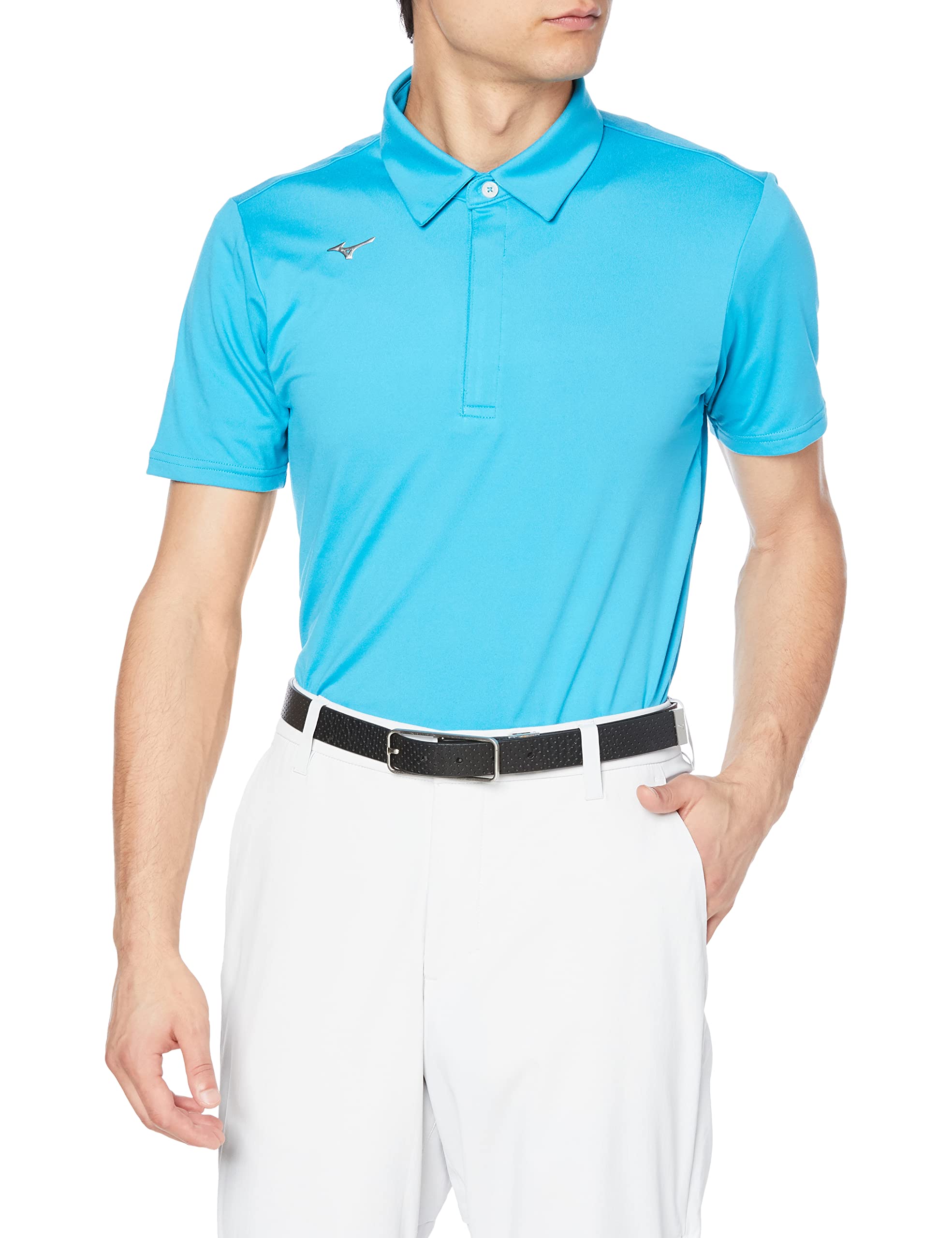 

Mizuno Move Tech Short Sleeve Golf Size XL Zip-Up Shirt, Men s, Blue, (E2MA1501) синий