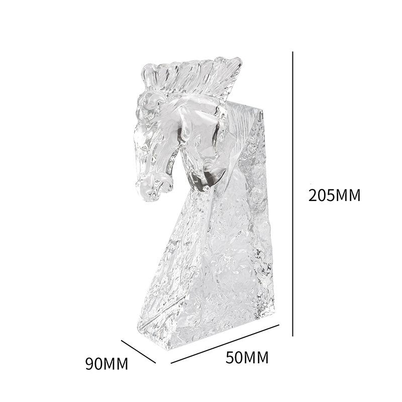 Elegant Crystal Bookends – Creative Ornaments for Living Room, Wine Cabinet, Office, or Gift Decoration Safety Packaging