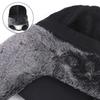 Flight Winter Winter Hat with Ear Windproof and Ski Fluffy Russian Bomber Warm Pilot Cap for Motorcycle Mountain and Outdoor Work Men's Cap, Flaps,