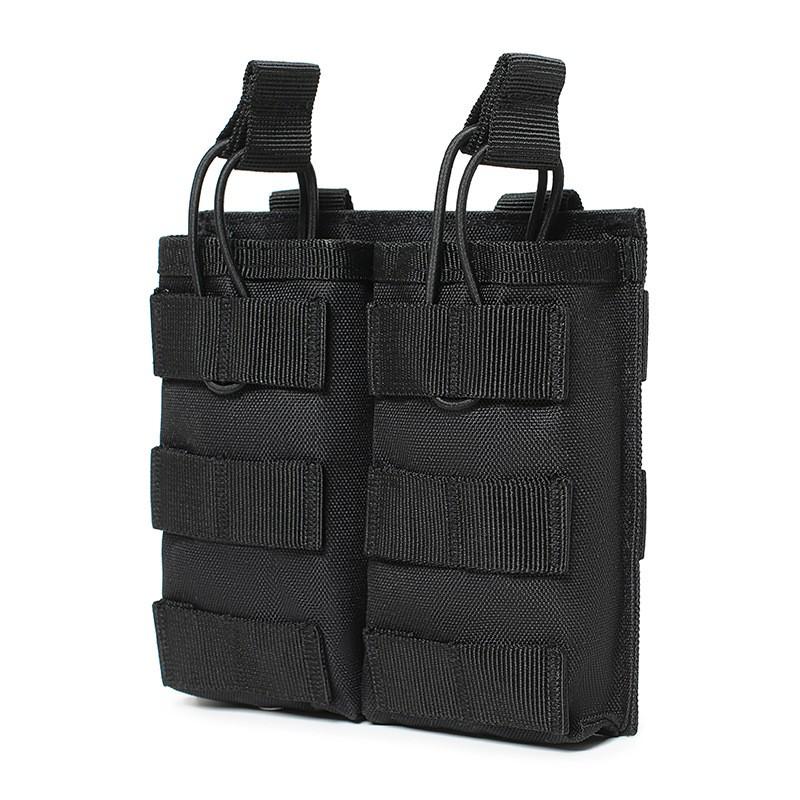 Taktische M4 Magazintasche Einzeln Doppel Dreifach Stapel Molle Kompatibel Leichtes Oxford-Gewebe Hüfttasche Airsoft Outdoor Nutzung