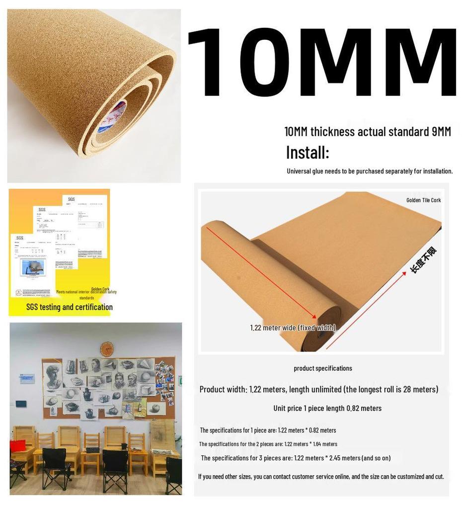 Cork Wall Panel: Message Board & Photo Display for Kindergartens