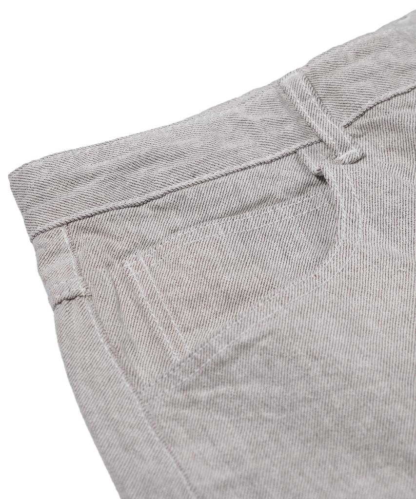 Bieseulaebis Barrel Leg Logo Patch Pants Brown