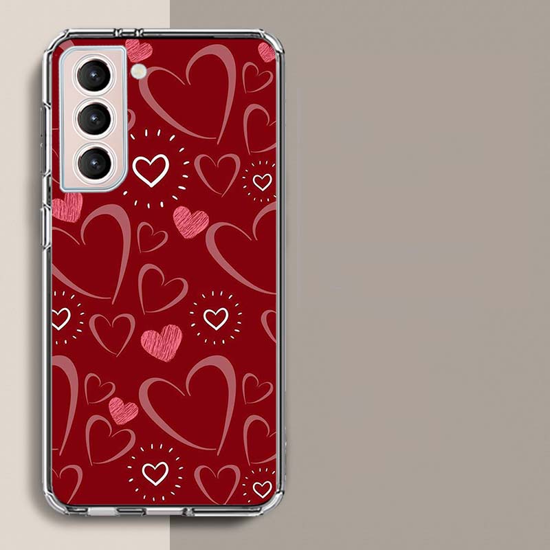 Love Your Heart Shape With Love Phone Case For Galaxy A14 A24 A34 A54 Samsung A02S A12 A22 A32 A42 A52 A72 A13 A33 A53 5G A03 A0