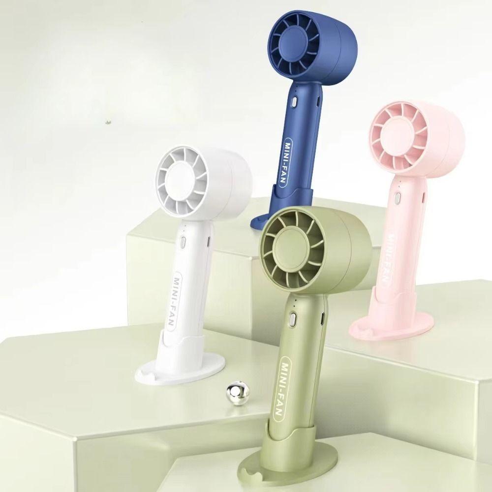 Small Mini Air Conditioner USB Rechargeable Desk Fan Handy Fan Handheld Fan Cooler  Dormitory