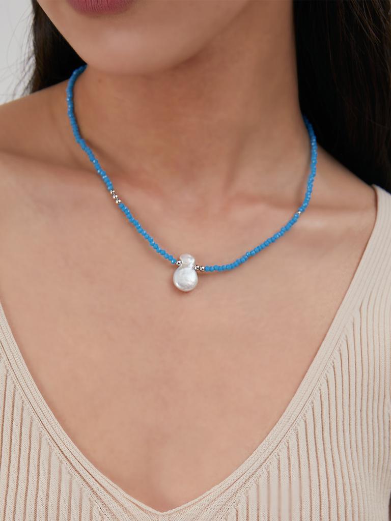 Tiede Coral Necklace (Sky Blue)