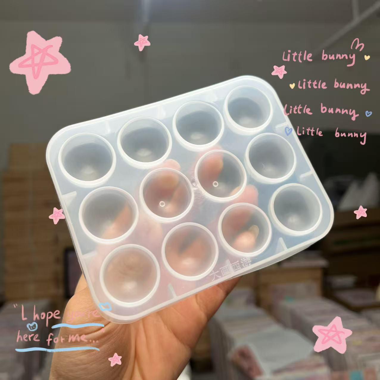 12-Hole Large Capacity Soft Palette for Gouache Watercolor Paints