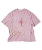 TRAVEL Saint Pigment Short Sleeve T-Shirt Pale Pink