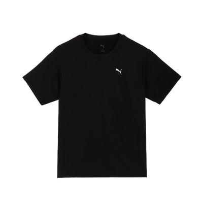 Puma Tad Series Fashion Solid Color Breathable Versatile Moisture-Wicking Soft Skin-Friendly Short Sleeve Regular T-Shirt Women Tops Black 527034-01