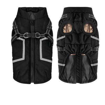 Size:27*20*2.2cm/27*20*2.4cm/27*20*2.6cm, Warm Dog Jacket - Reflective Pullable Pet Vest | Lightweight Winter New Warm Dog Cotton-Padded Clothes