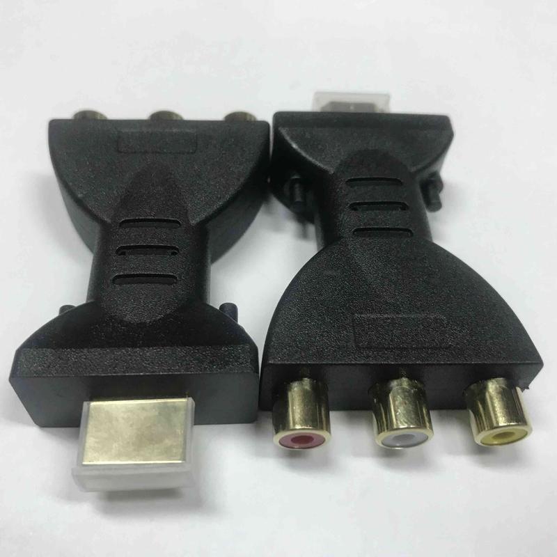-Compatible To 3 RGB RCA Video Audio Adapters -Male To 3 RCA Video Audio Adapter Component Connector