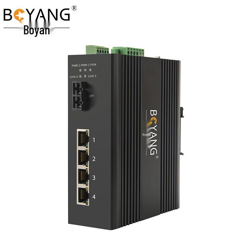 

Boyang Industrial Gigabit Fiber Optic Transceiver
