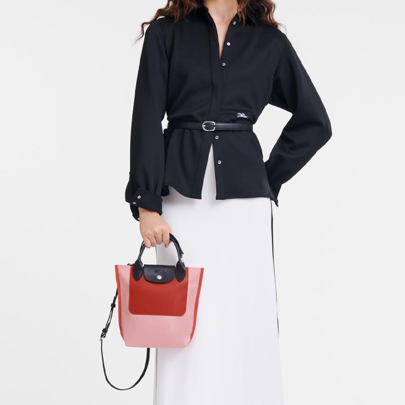Longchamp Le Pliage Re-Play 3.0 Tote Bag With Adjustable Detachable Shoulder Strap Women Tote Bag Rose-Pink Deep-Red 10263093018