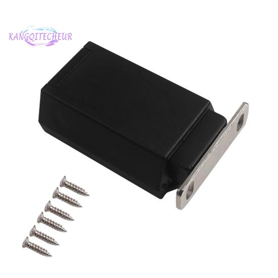 

1 комплект магнитной дверной защелки прессового типа с сильным всасыванием, сверхмощная дверная защелка шкафа, товары для дома чёрный