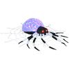 5FT Long Halloween Inflatable Spider, Hanging Giant Spider with Colourful LED Light, Blow-Up Outdoor LED Garden Display for Lawn, Party
