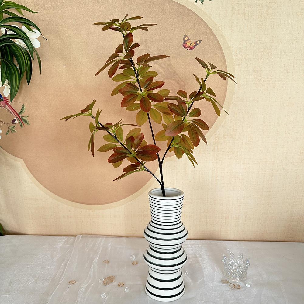 Faux Green Plant Home Decor With Silk Fabric For Wedding Photography And Living Room