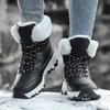 Women's Winter  Casual Snow Boots Warm Plush Outdoor Hiking Boots