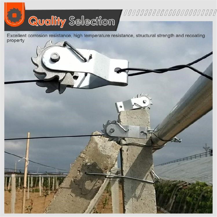 Fence Tensioner Ratcheting Handle Electric Fence Tightener Set for Fence Repair Tool Agricultural Farm Fence Strainer