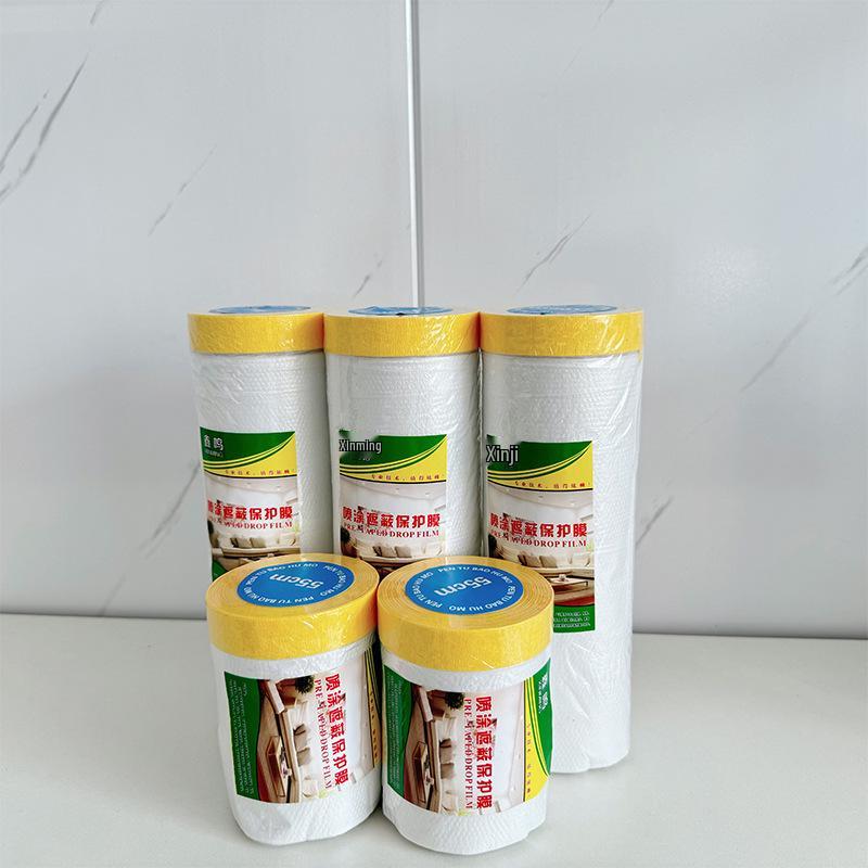 Washi Spray Masking Film - Dustproof Adhesive Protective Film for Furniture and Car Paint.