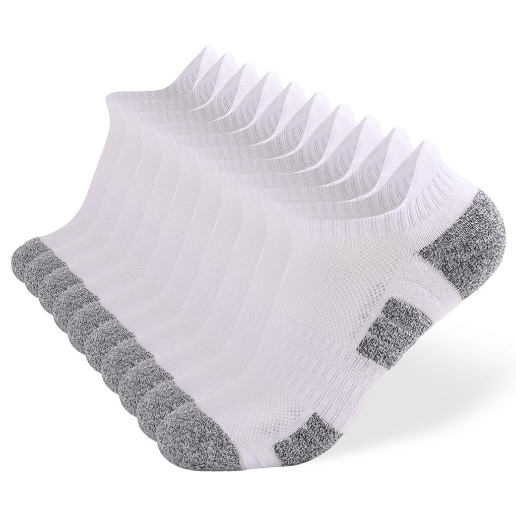 10 Pack Running Socks for Men Women Breathable Cushioned Athletic Ankle Socks Low Cut Socks Outdoor