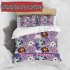 3pcs Duvet Cover Set (1*Duvet Cover + 2*Pillowcase, Without Core), Custom Name Gabby's Dollhouse Pattern Bedding Set, Home Bedroom Decor Gift