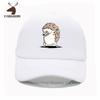 Funny Dabbing Hedgehog Baseball Hat Teenage Boys Comic Lovely Hedgepig Dab Unisex Hat Youth Cute Wild Animal Printed Fishing Hat