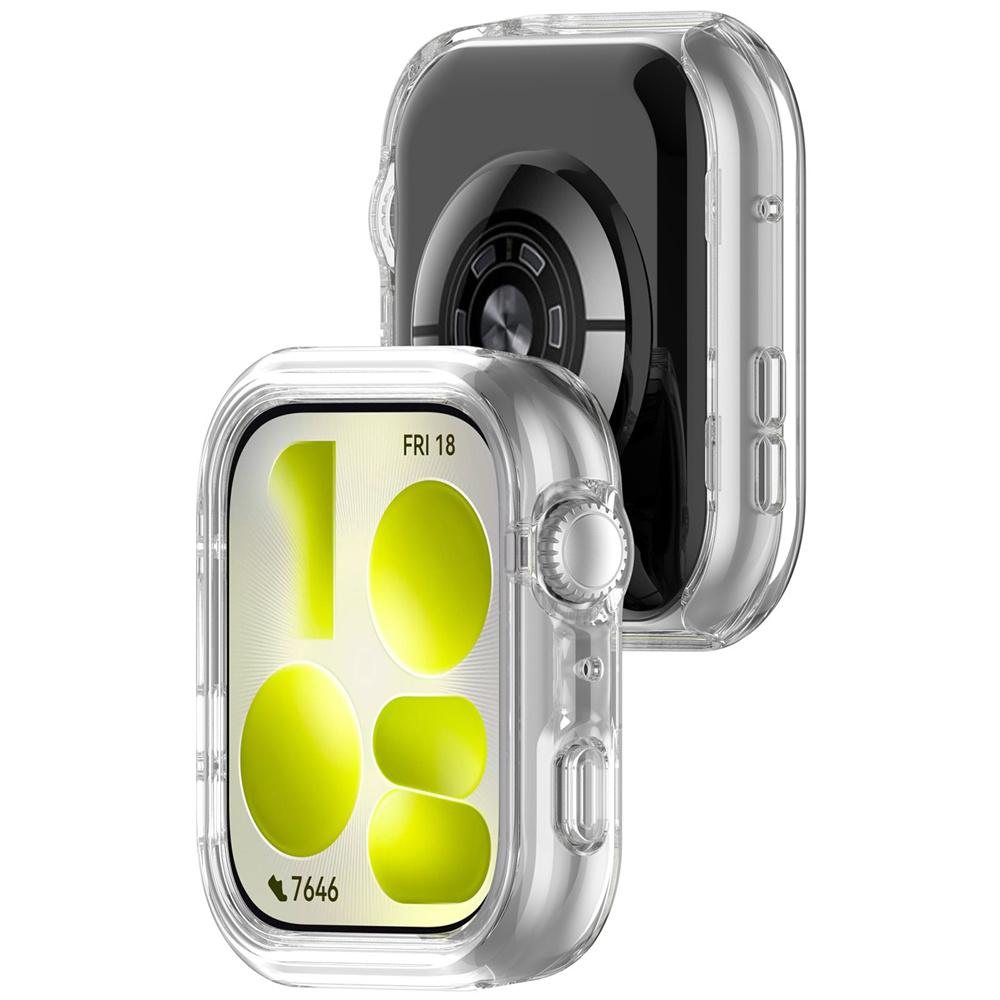 

Case Cover for Huawei Watch Fit 5 Half pack PC hollow out Case Protective Bumper Frame Shell Protector прозрачный
