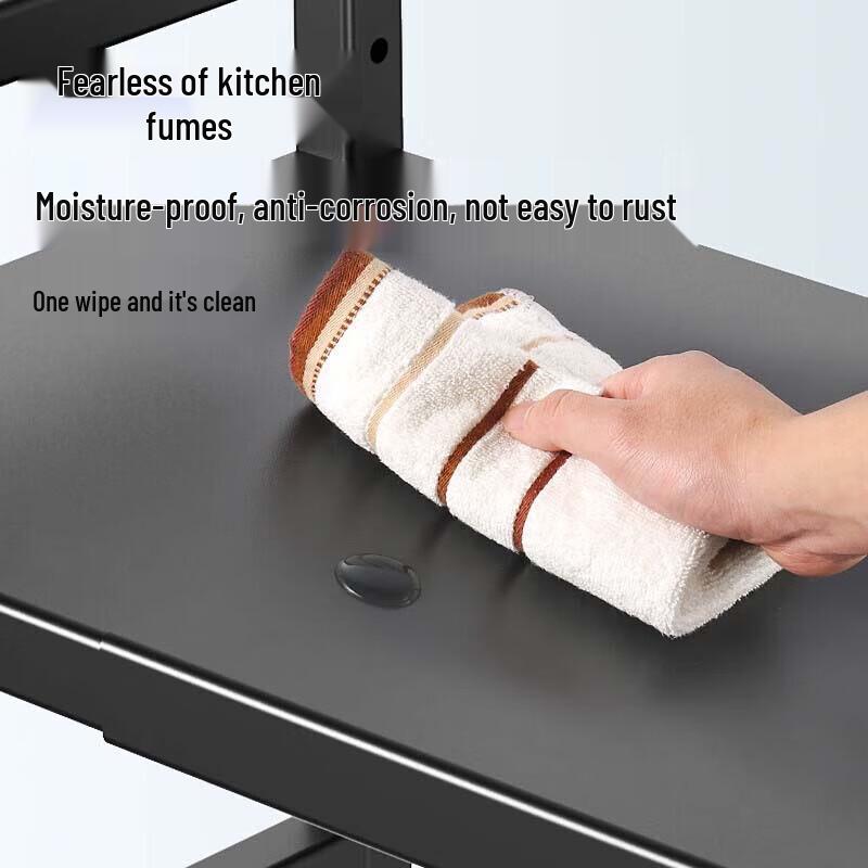 Expandable Kitchen Microwave Oven Storage Rack